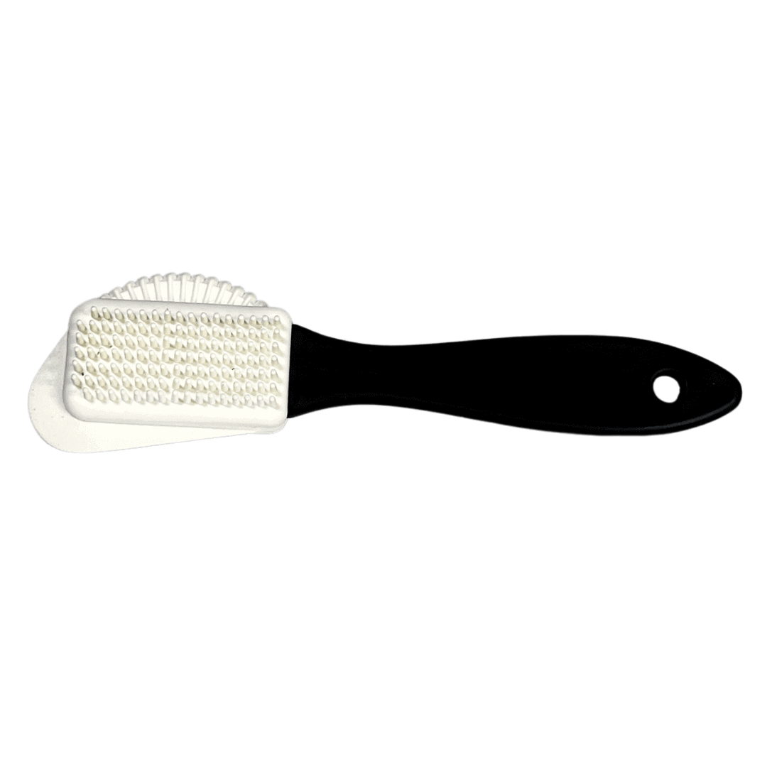 URAD Deluxe Leather and Suede Brush Set, featuring a versatile leather brush and suede brush for shoes, making it the ultimate shoe cleaning kit for leather and suede care.