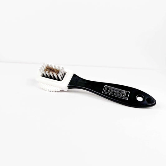 URAD Deluxe Leather Brush, a premium leather cleaning brush designed for effective and gentle cleaning of leather surfaces, making it the best shoe brush for leather care.