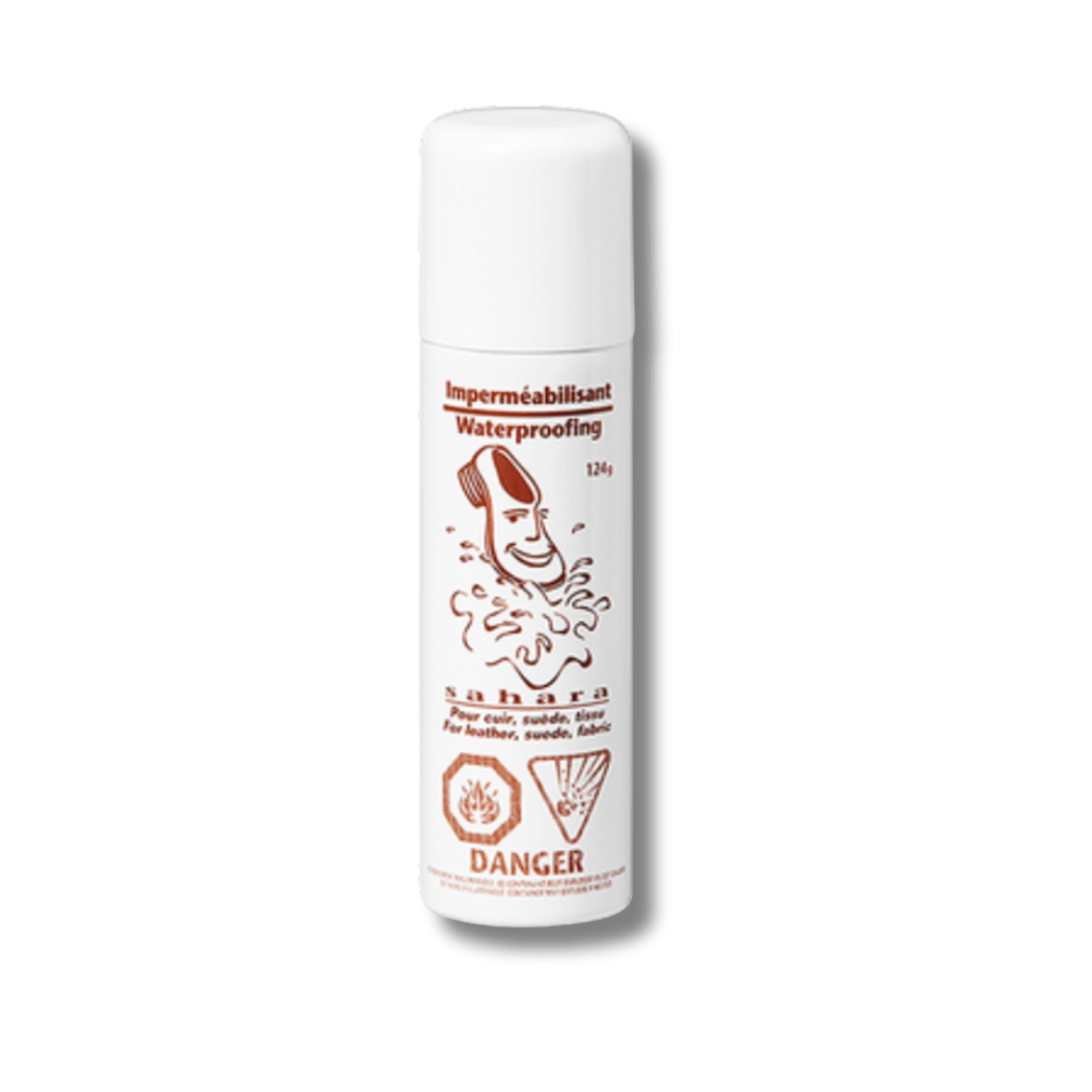 Sahara waterproof anti-stain leather protector spray for leather, suede, and nubuck, 124g.