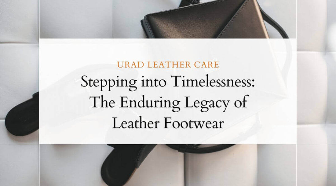 An elegant pair of luxury leather shoes showcasing timeless craftsmanship in leather footwear.
