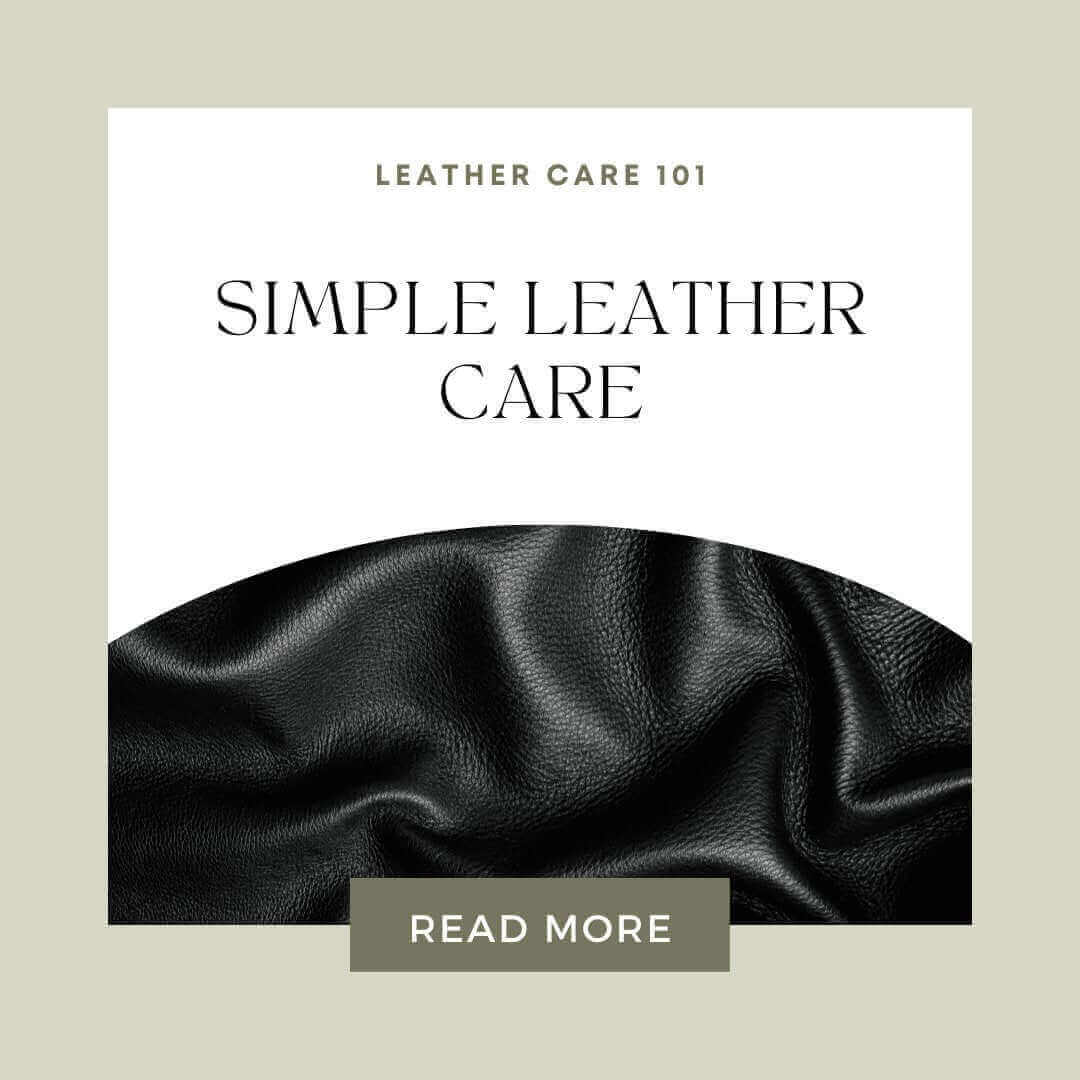 Learn how to care for leather with our guide on simple leather care techniques.