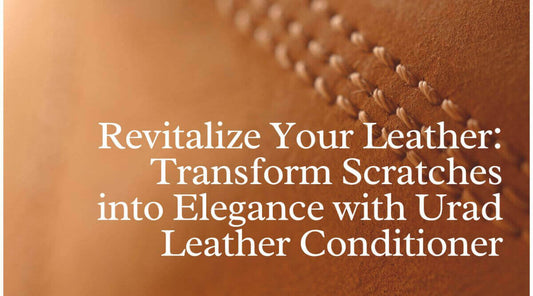 Revitalize your leather appearance with Urad Leather Conditioner for transforming scratches into elegance.