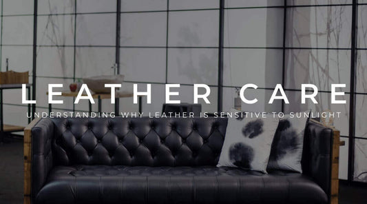 leather furniture care tips for protecting your leather furniture from sunlight damage.