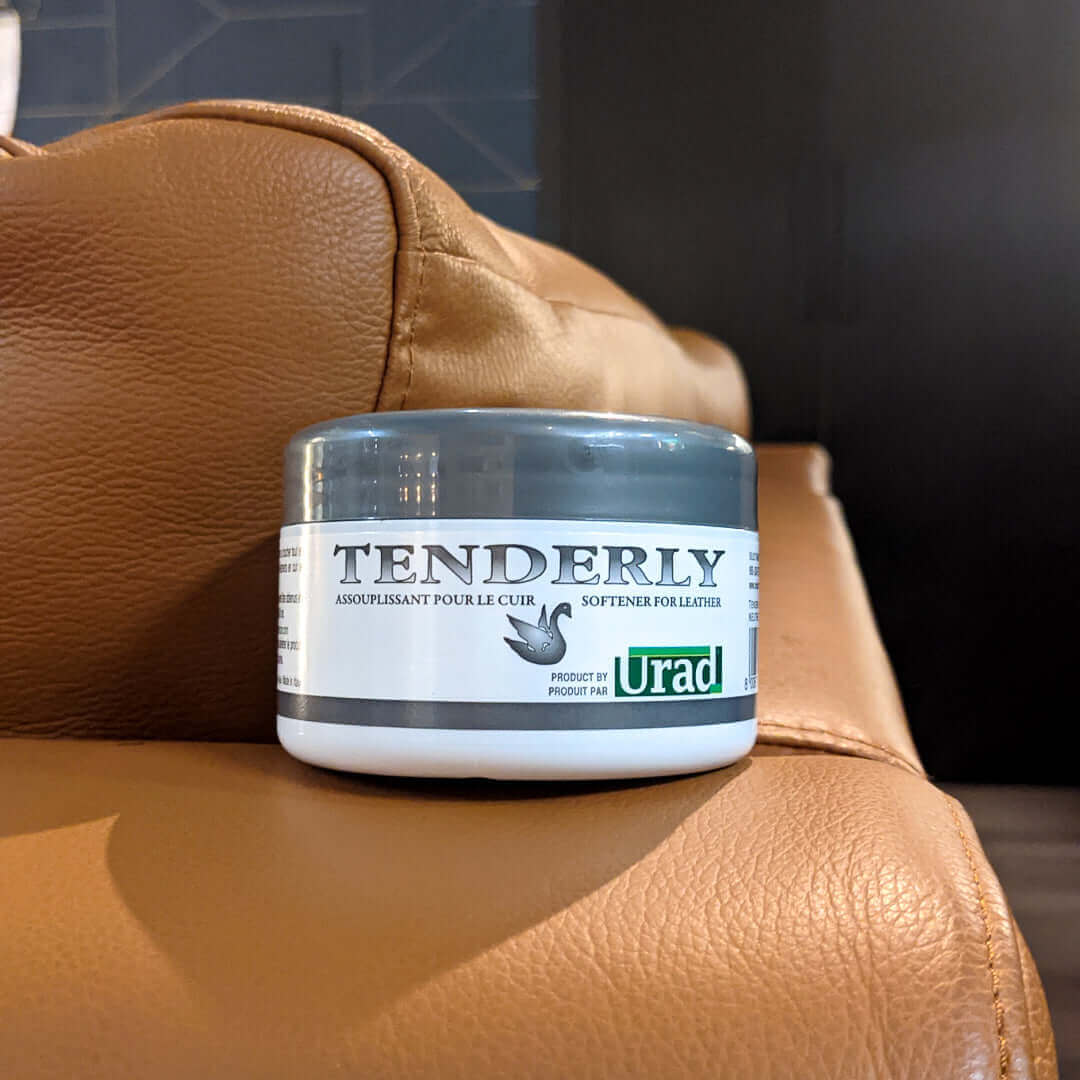 Tenderly leather softener is a natural leather softener that can effectively soften leather while maintaining its natural beauty and texture. For those wondering what's the best way to soften leather, using a lanolin cream for leather like Tenderly can penetrate deep into the leather fibers and rejuvenate them, restoring their softness and suppleness.